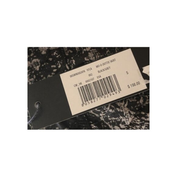 NWT NEW Diesel Funky MO-O-DOTTIE Skirt S Small Drawstring Abstract Splatter. - Picture 6 of 8